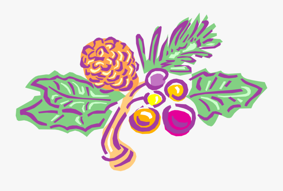 Vector Illustration Of Coniferous Evergreen Fit Tree, Transparent Clipart