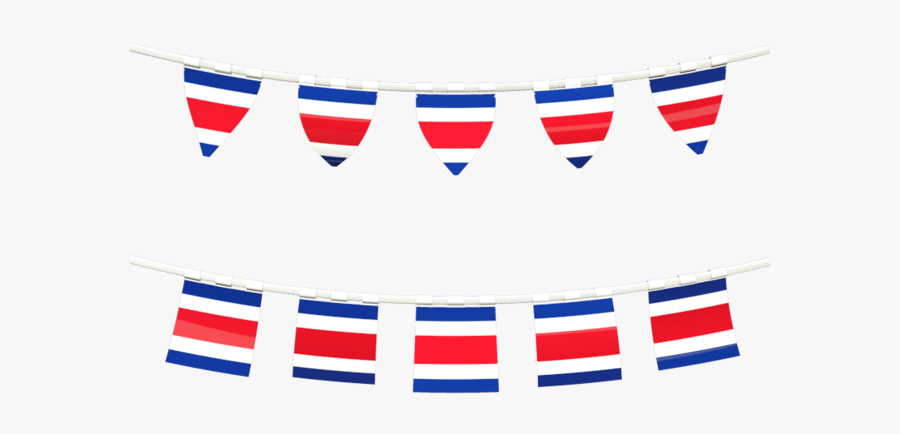 Rows Of Flags - Costa Rica Flag Png, Transparent Clipart