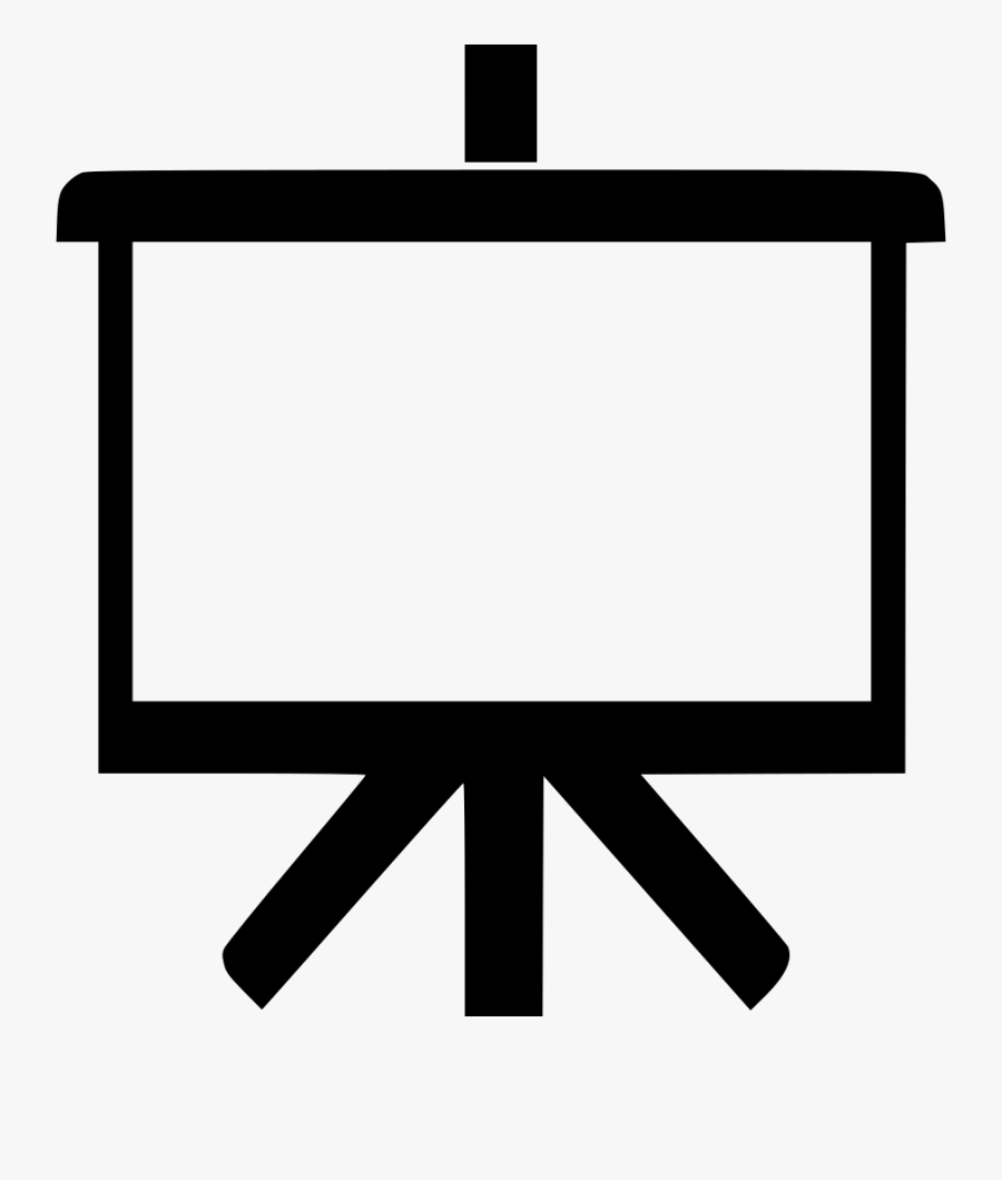 Easel - Projection Icon, Transparent Clipart