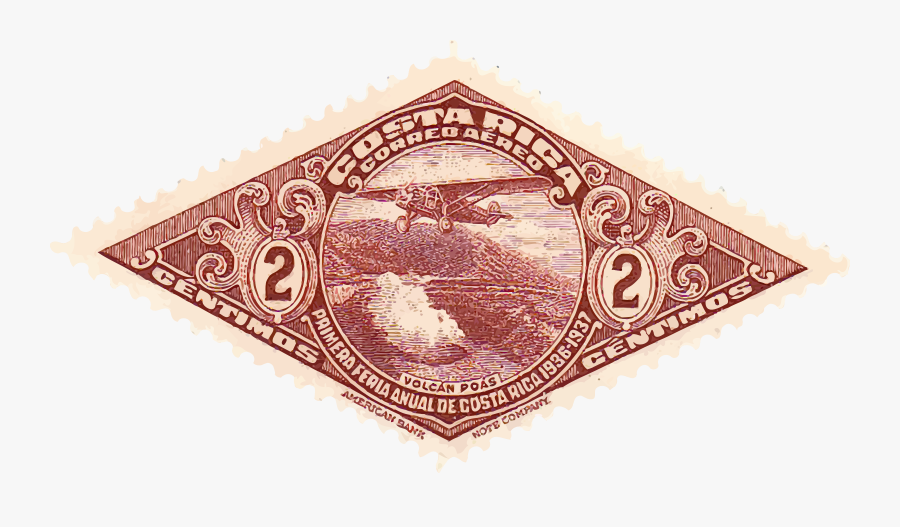 Visual Arts,paper,art - Costa Rica Stamp Png, Transparent Clipart