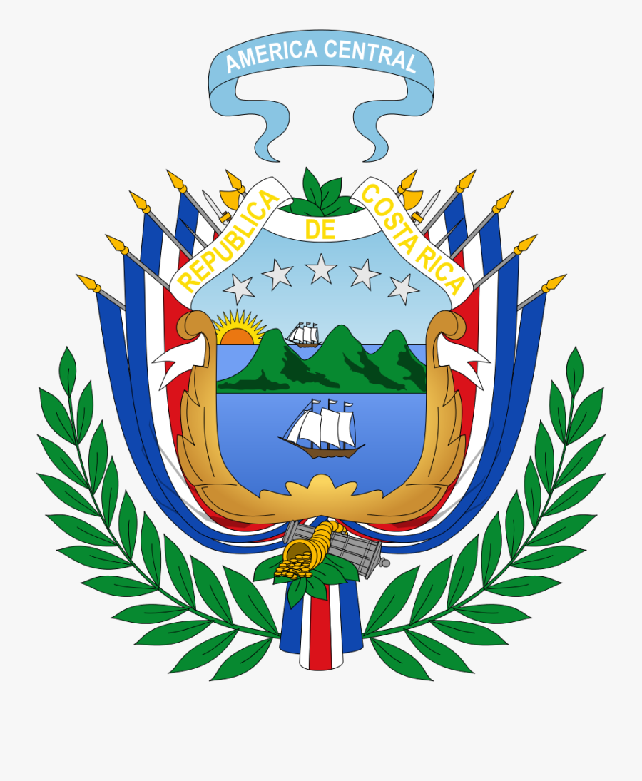 Costa Rica Coat Of Arms - Costa Rica Coat Of Arms Png, Transparent Clipart