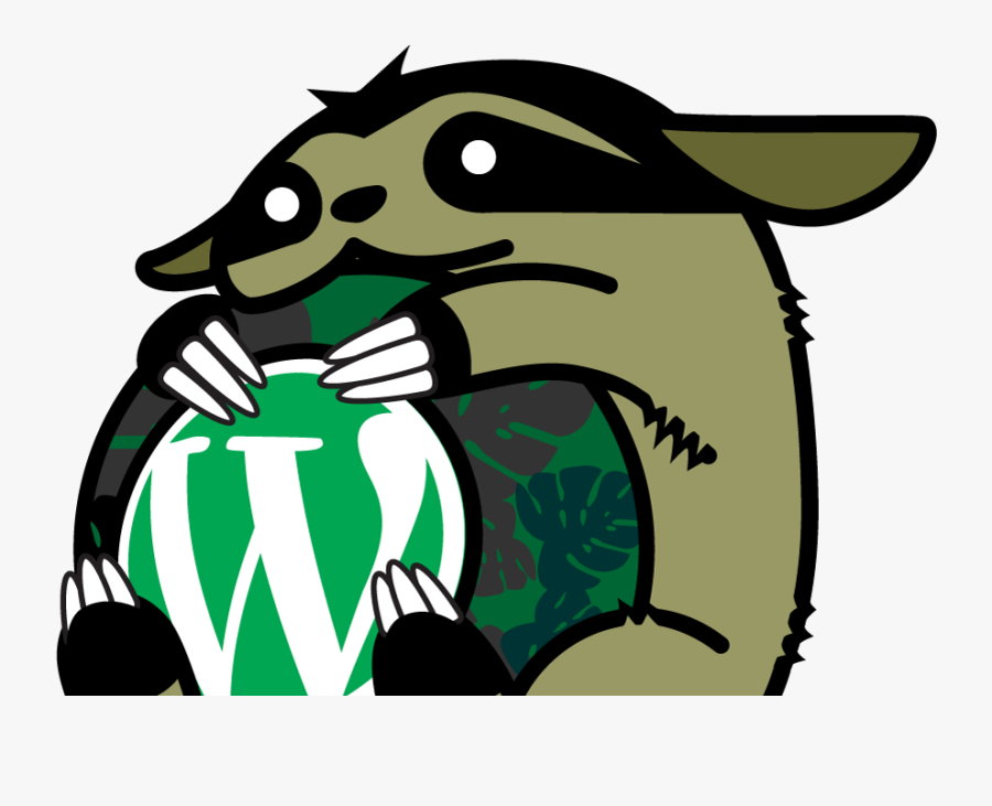 Slothpuu Costa Rica Wordpress Wapuu, Transparent Clipart