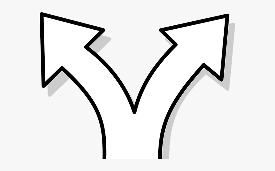 Divergent - Divergent Arrows, Transparent Clipart