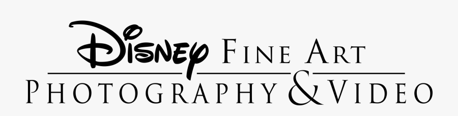 Disney Fine Art Photography Logo, Transparent Clipart