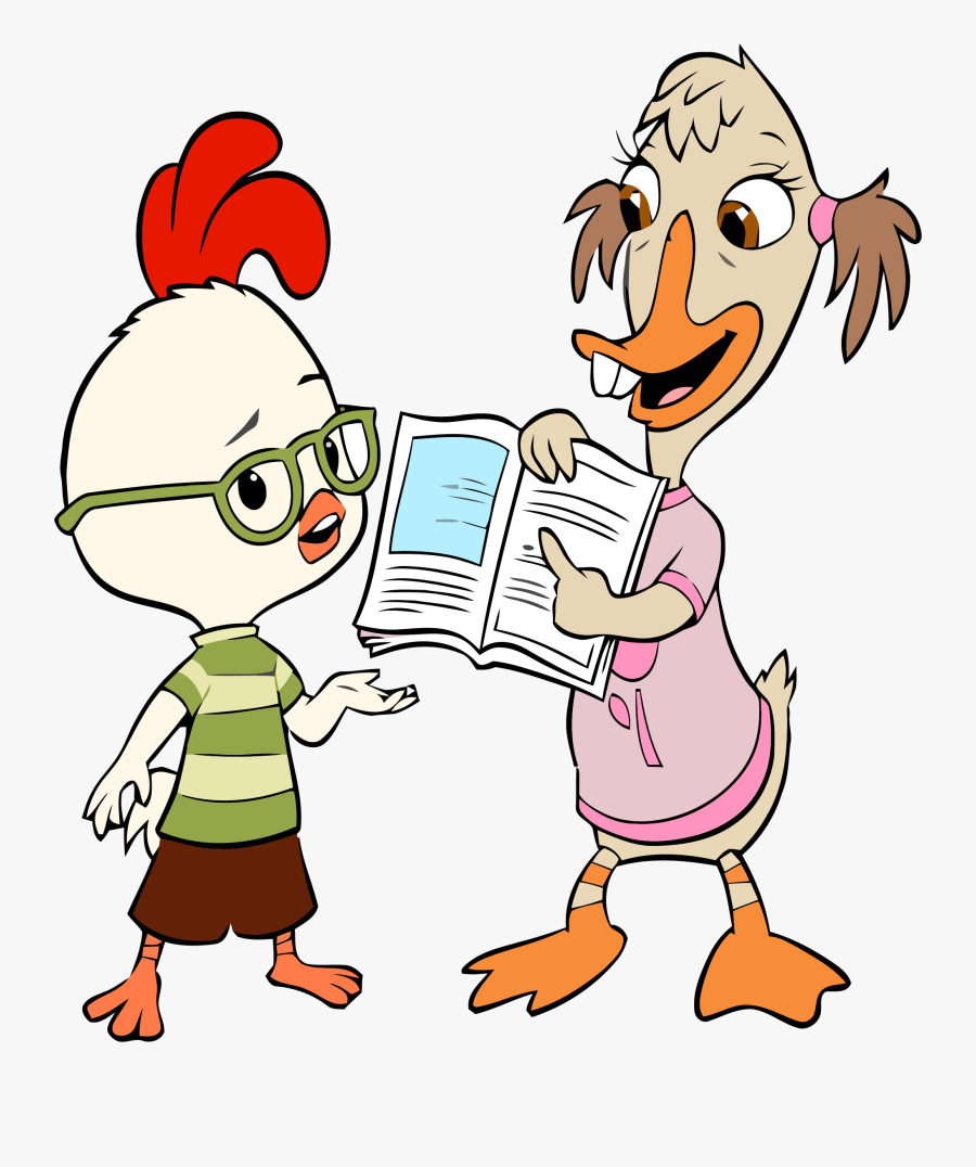 Chicken Little Abby Mallard Book Clipart Png - Chicken Little And Abby Mallard Png, Transparent Clipart