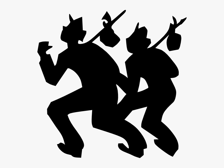 Free Vector Travellers Carrying Luggage On A Stick - Luggage On A Stick, Transparent Clipart