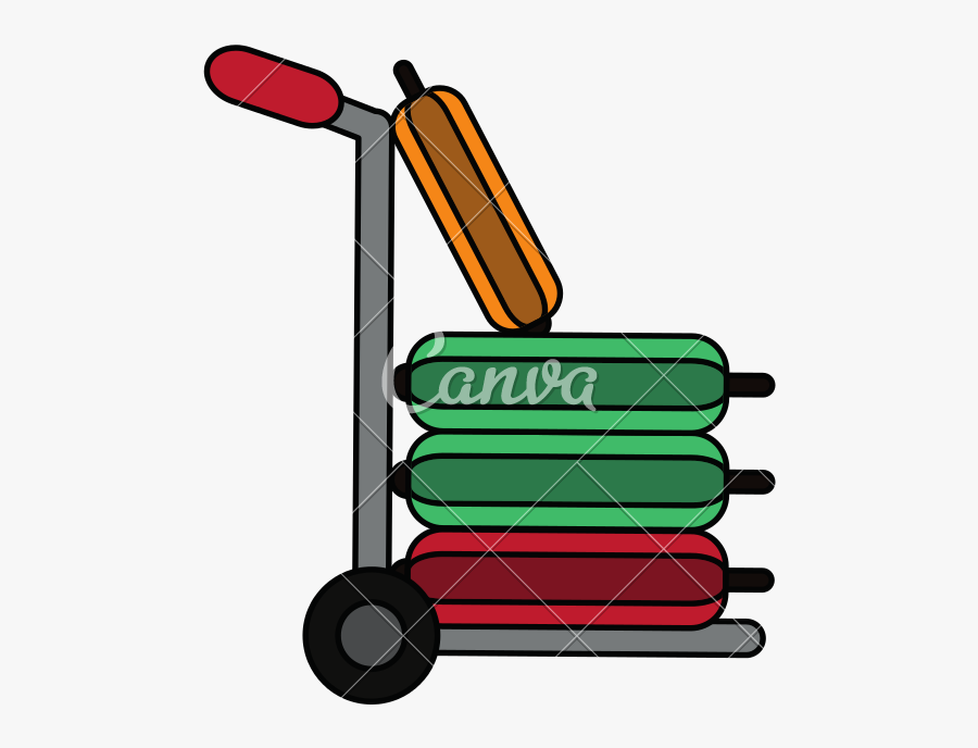 Luggage Clipart Luggage Cart, Transparent Clipart
