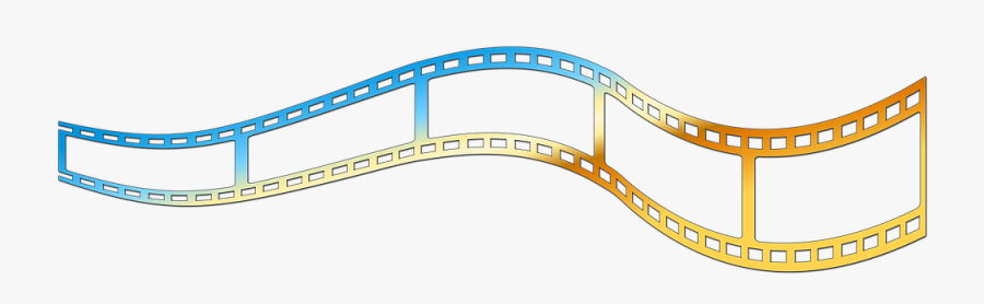 Film Strip, Scrapbooking, Deco - Gold Film Strip Png, Transparent Clipart