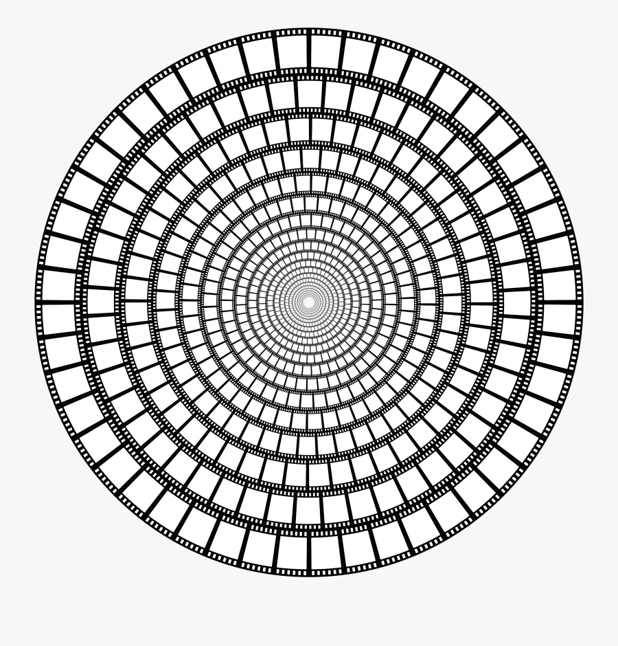 This Free Icons Png Design Of Film Strip Vortex, Transparent Clipart