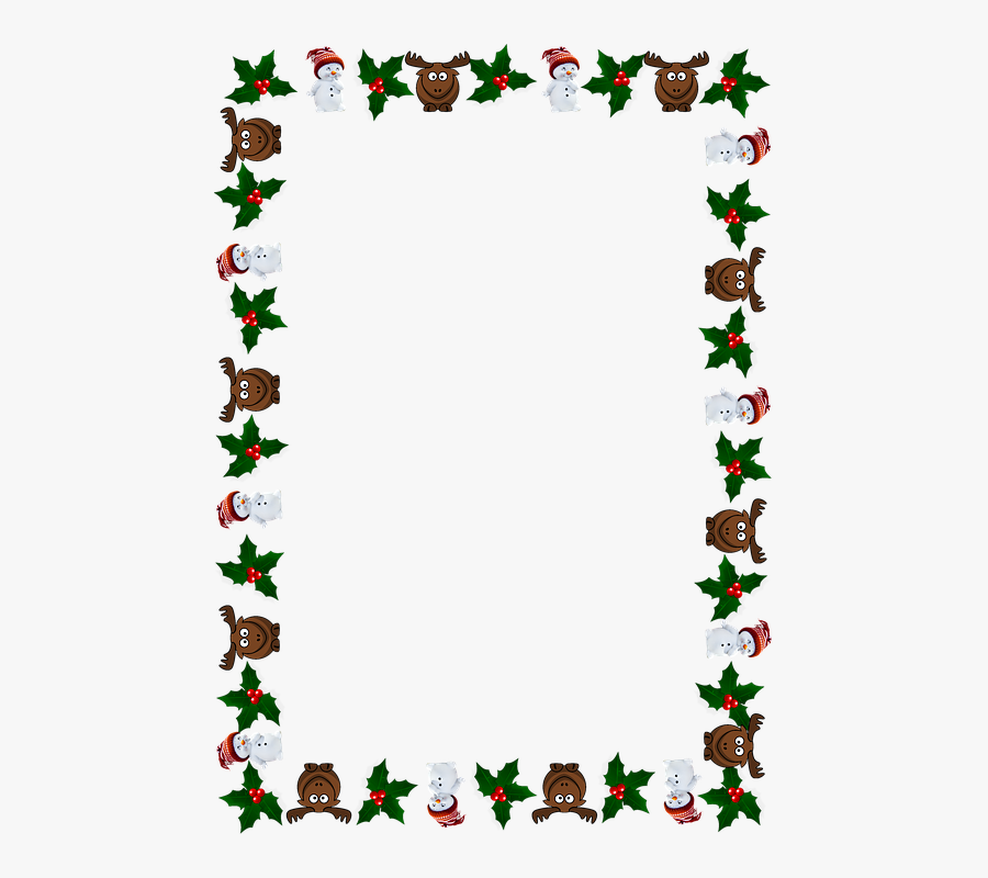 Frame, Christmas, Greeting Card, Christmas Card - Christmas Letter For My Family And Friends, Transparent Clipart