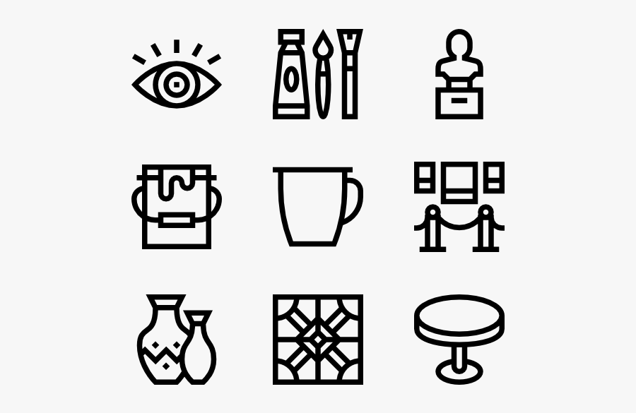 Plastic Arts - Sculpture Icon, Transparent Clipart