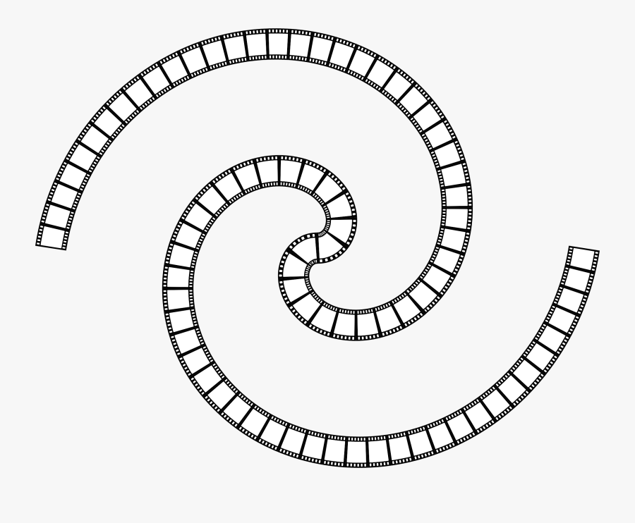 Film Strip Twist Clip Arts - Circle Divided Into 60, Transparent Clipart