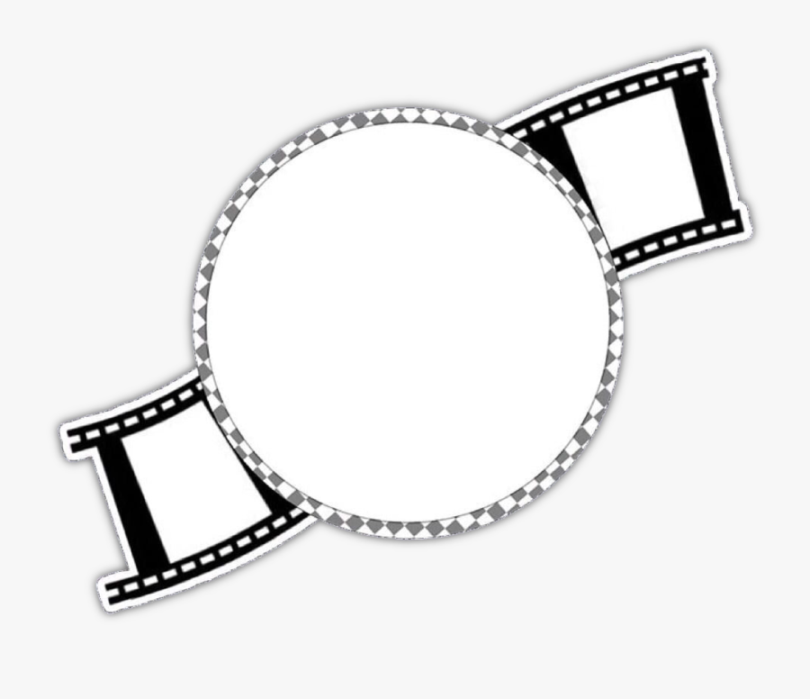 #white #circle #movie #strip #transparent #overlay - Transparent Circle Overlays For Edits, Transparent Clipart