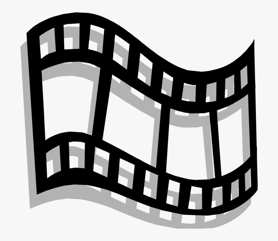 Transparent Film Strip Vector Png - Icon Video Gif, Transparent Clipart