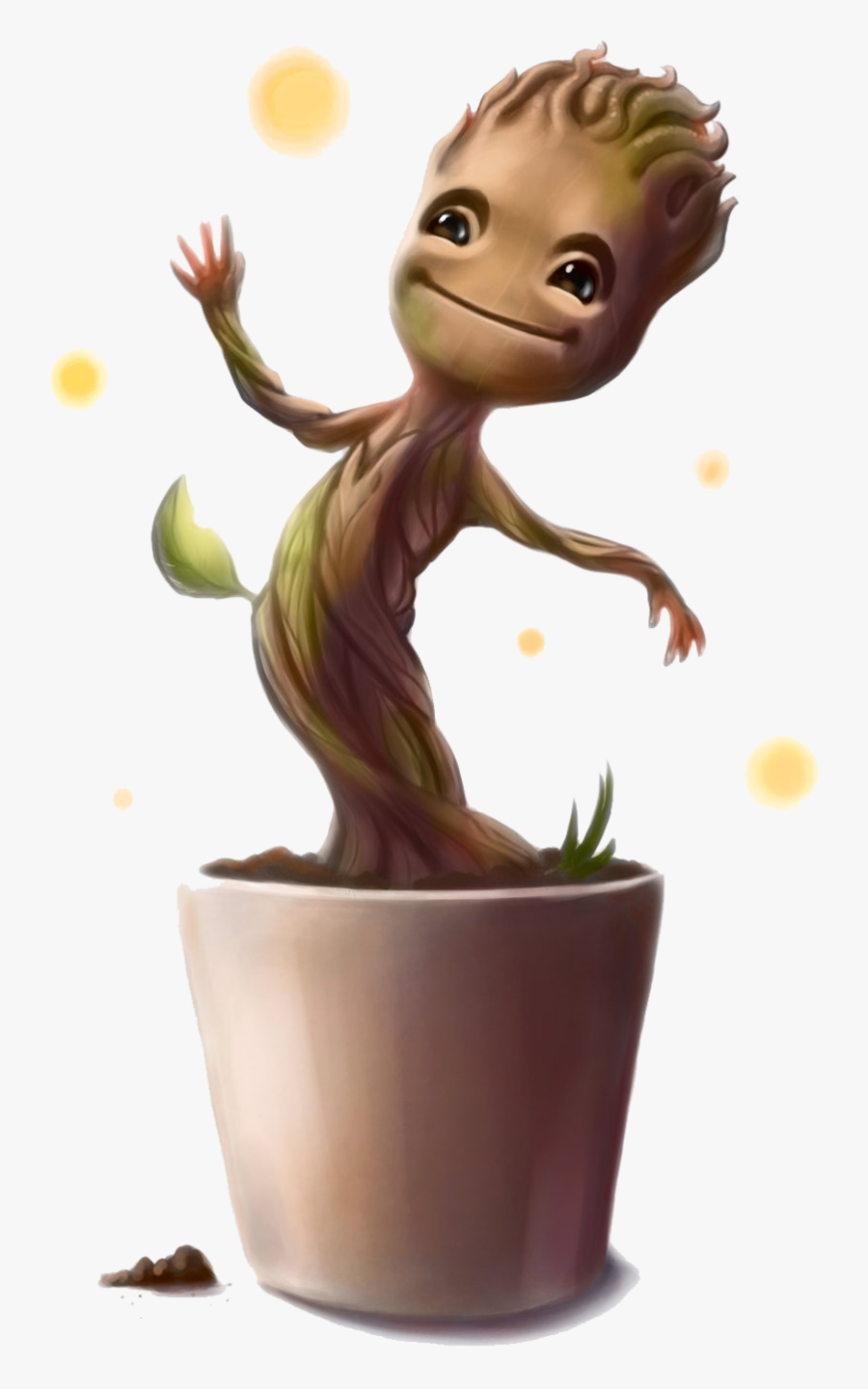 Download Baby Groot Png Transparent Image - Baby Groot Transparent Background, Transparent Clipart