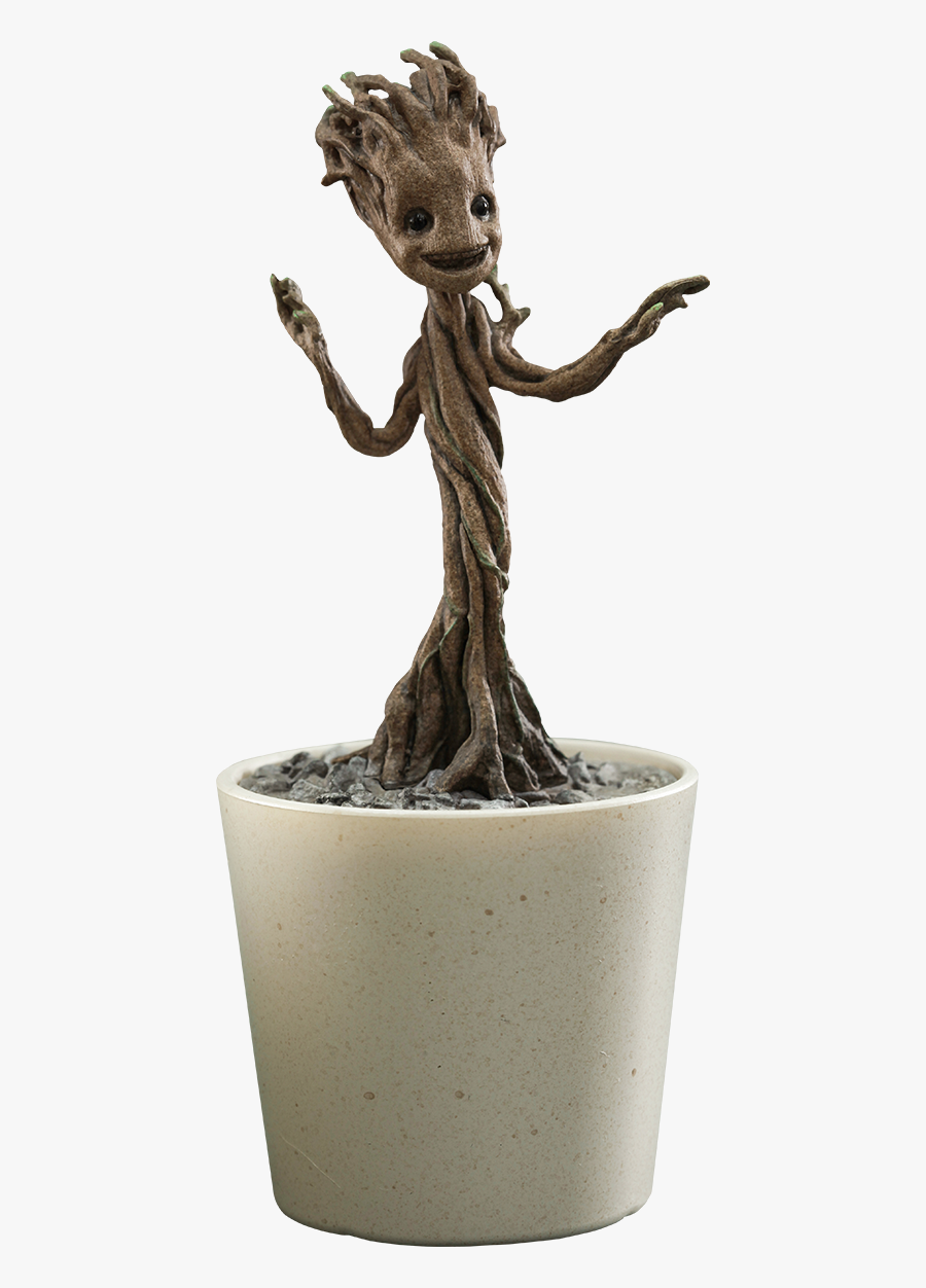 Baby Groot Png Photos - Little Groot Hot Toys, Transparent Clipart