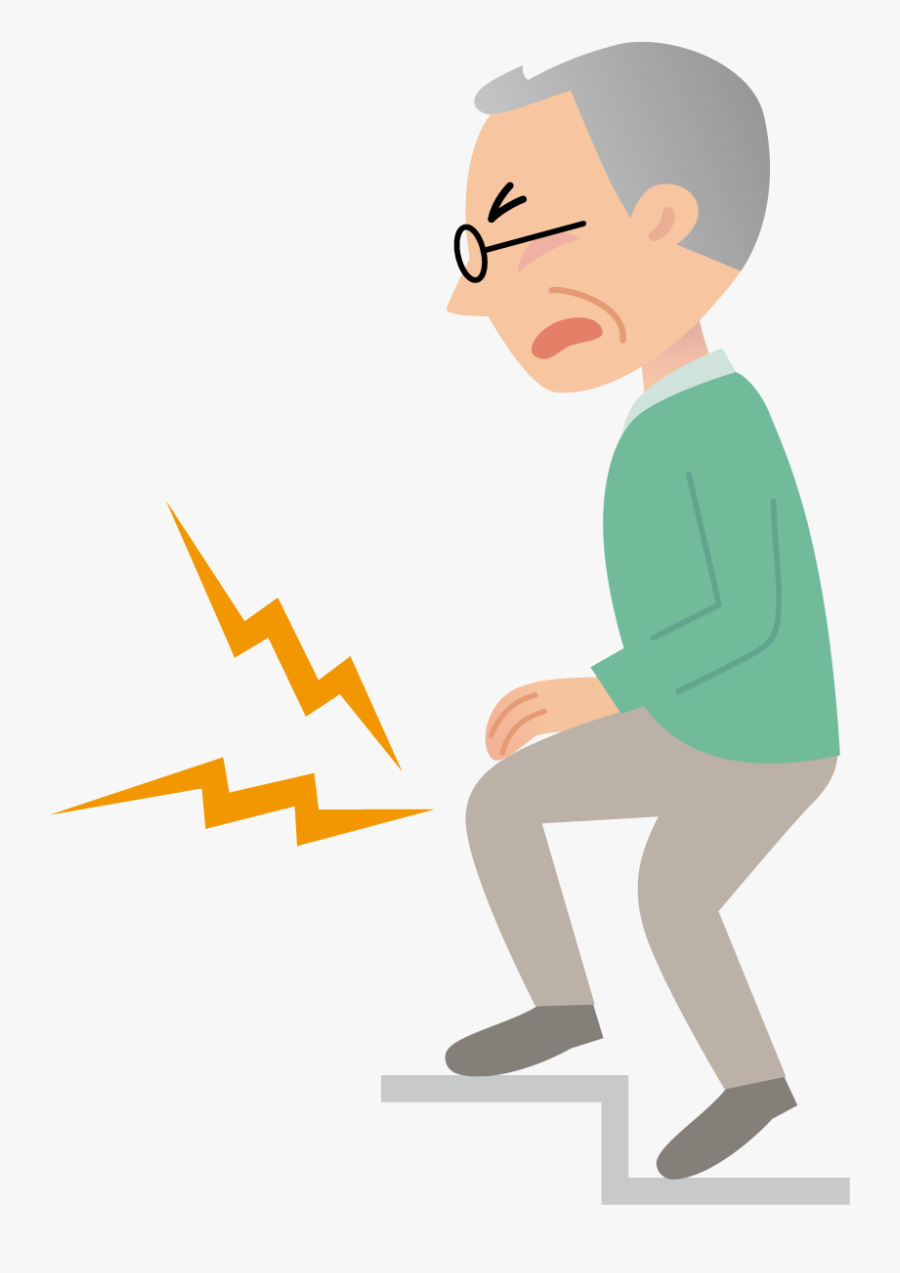 Old Age Joint Therapy Others Transprent - Dolor De Rodilla Dibujo, Transparent Clipart