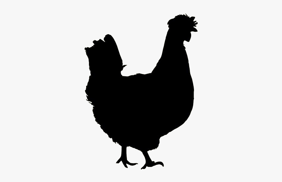 Chicken Png Free Clipart - Chicken Silhouette Color, Transparent Clipart