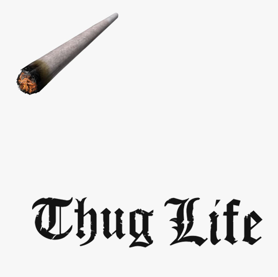 Text Joint Chain - Thug Life Cigarette Png, Transparent Clipart