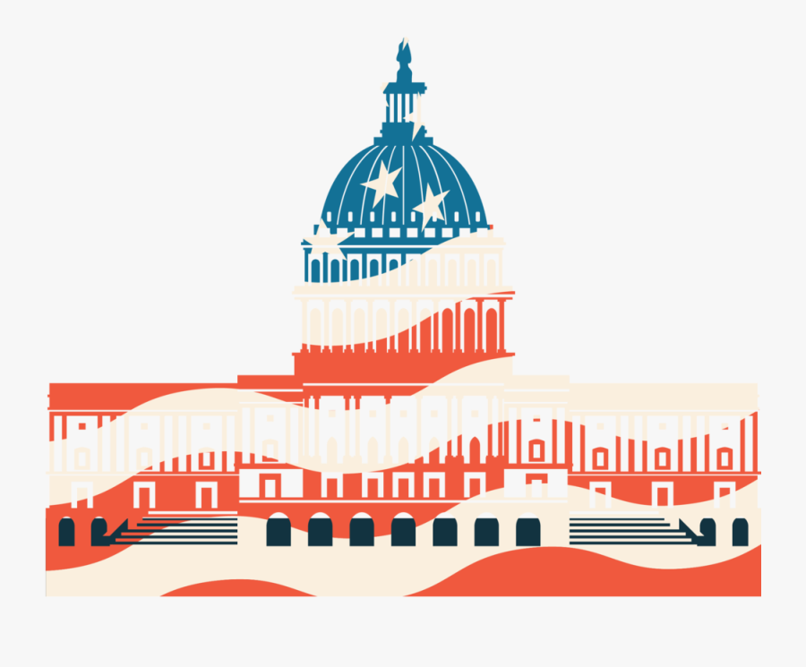 Capitol Graphic 02 - Dome, Transparent Clipart