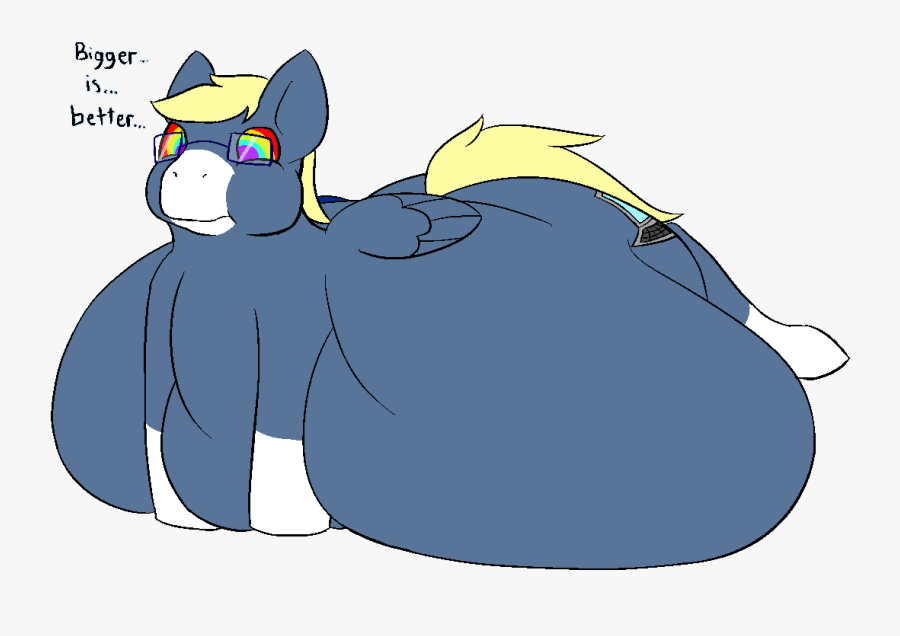 Bloatable, Belly, Belly Bed, Bhm, Fat, Glasses, Hypnotized, - Cartoon, Transparent Clipart