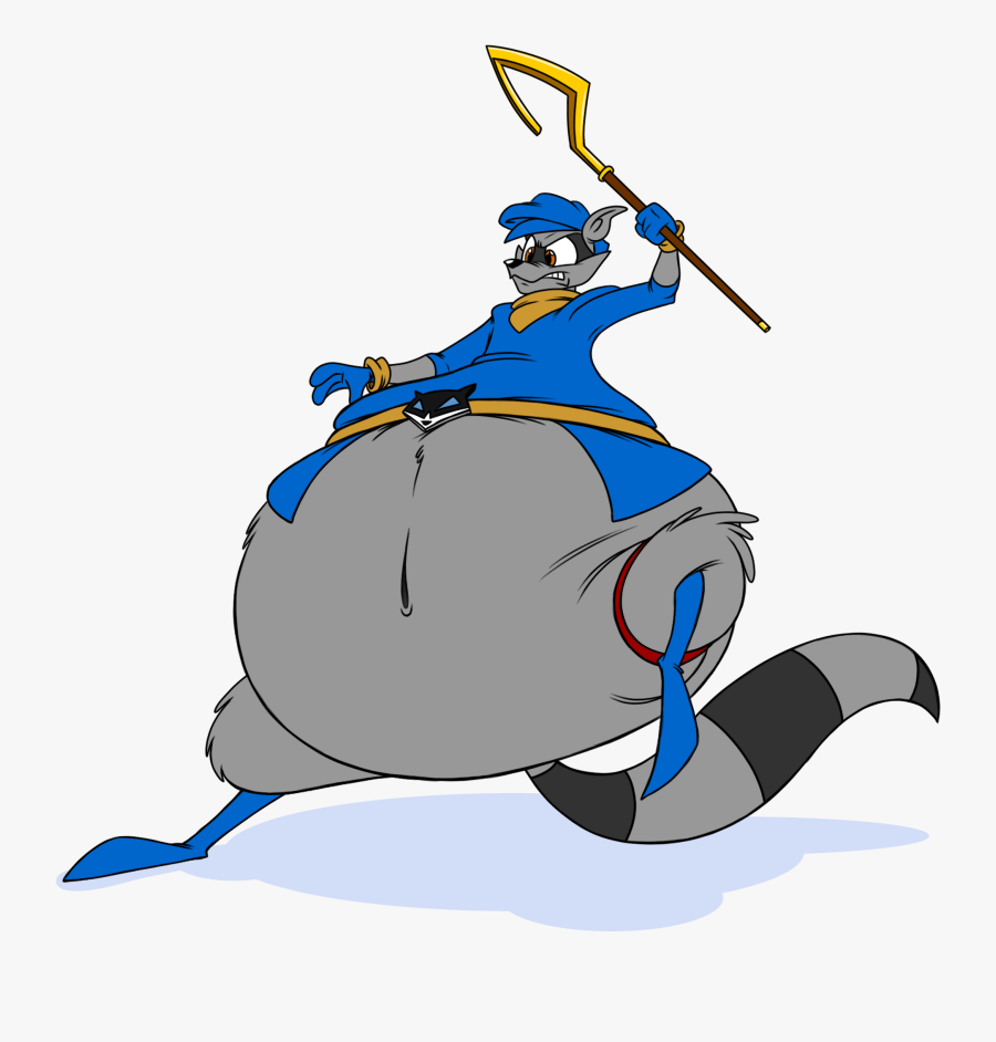 Fat Sly Cooper - Sly Cooper Fat, Transparent Clipart