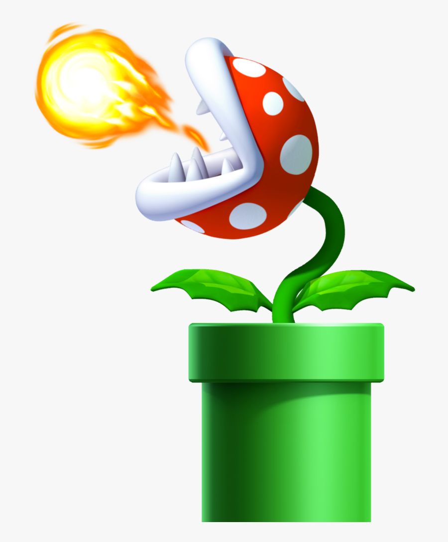 Mario Super Bros Joint Free Hq Image - Fire Piranha Plant Mario, Transparent Clipart