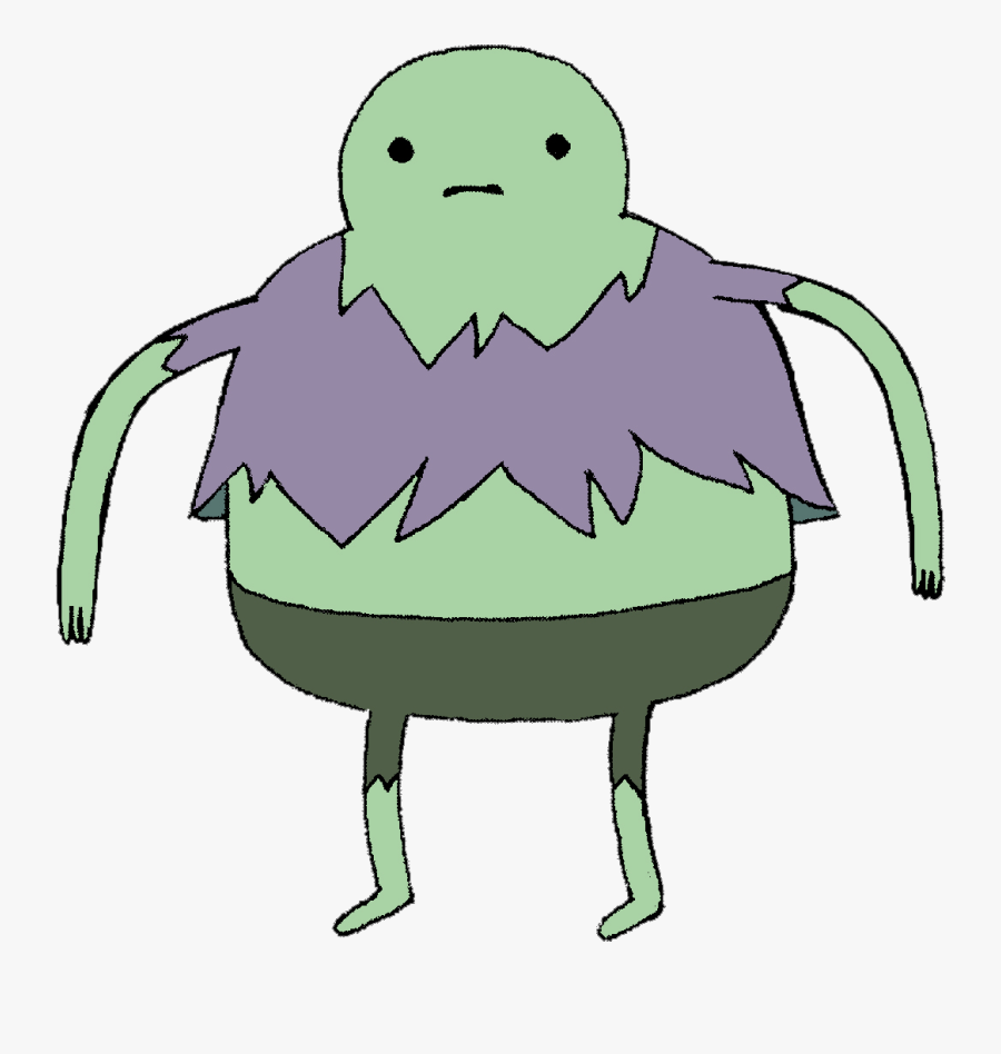 Adventure Time Howard The Fat Villager - Adventure Time Green Character, Transparent Clipart