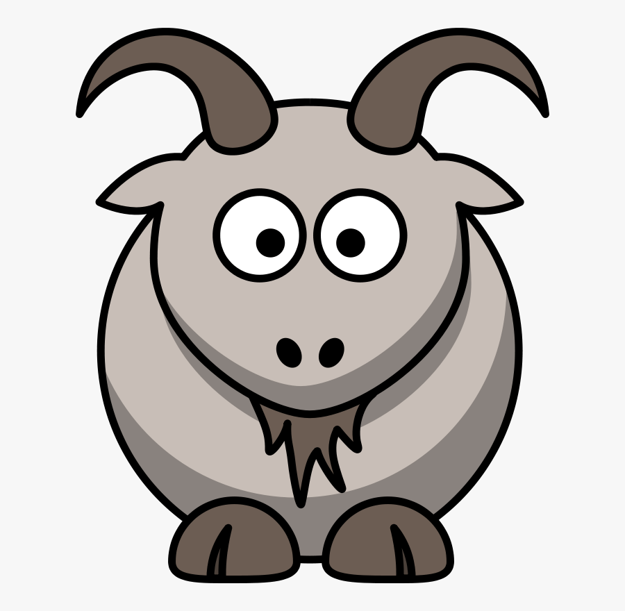 Cartoon Goat No Background, Transparent Clipart