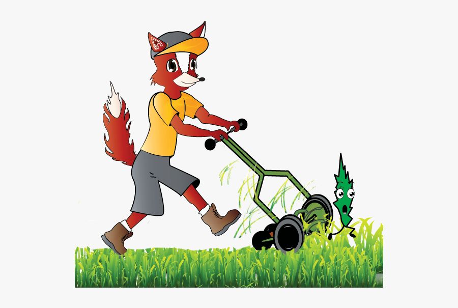 Outdoors Clipart Lawn Maintenance - Landscape Cartoon Maintenance, Transparent Clipart