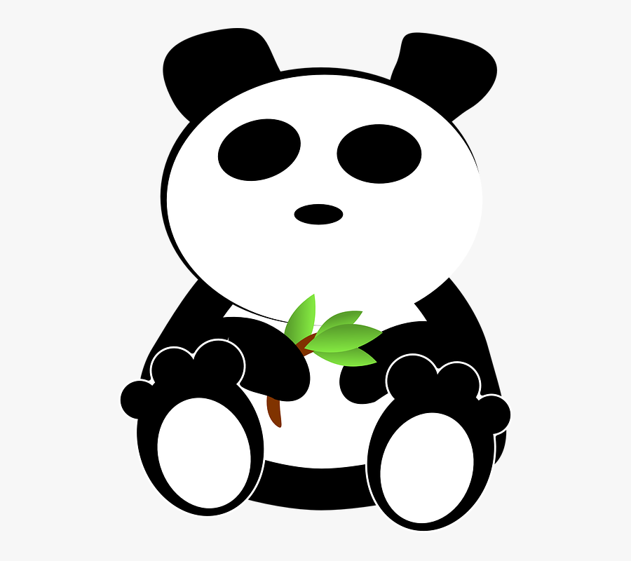 Cartoon Panda 11, Buy Clip Art - Panda Eating Bamboo Clip Art, Transparent Clipart