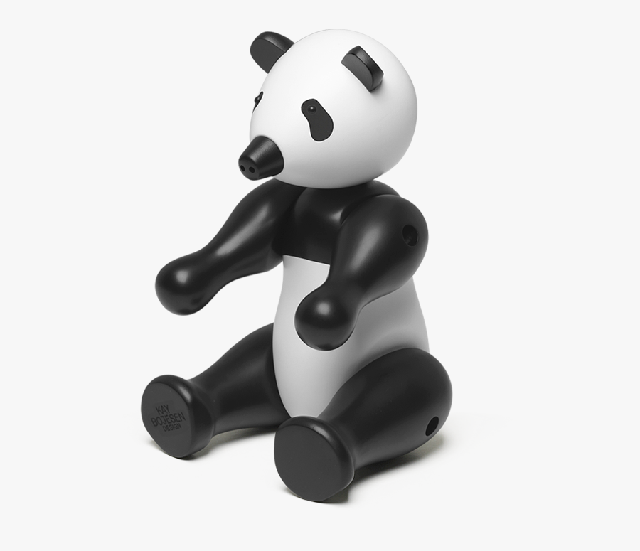 Pandabear Small Black White - Kay Bojesen Panda, Transparent Clipart