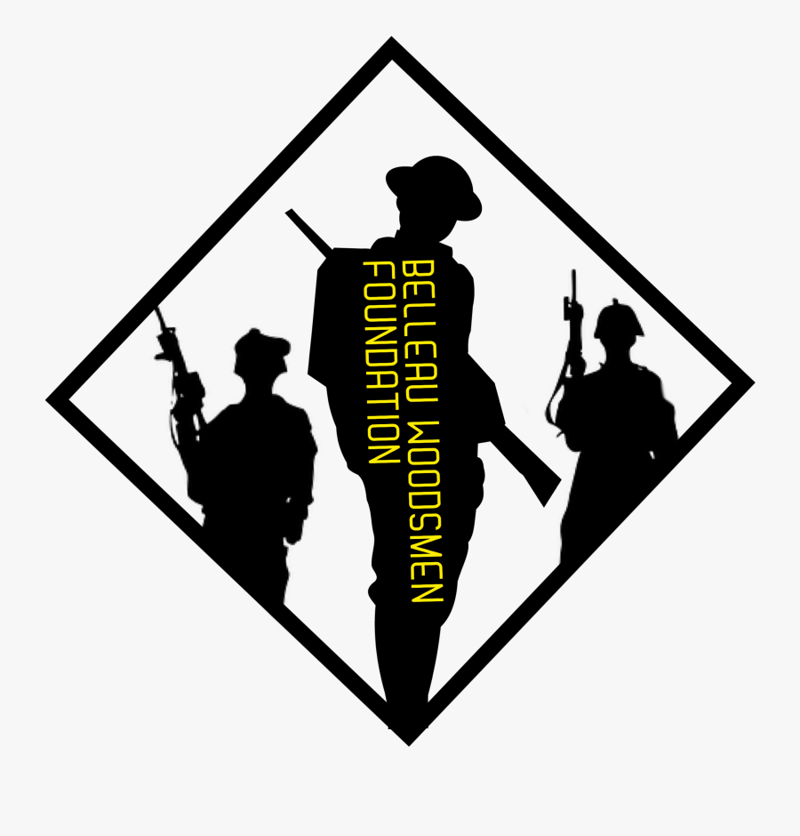 World War 1 Clipart - Group Of Soldier Silhouette, Transparent Clipart