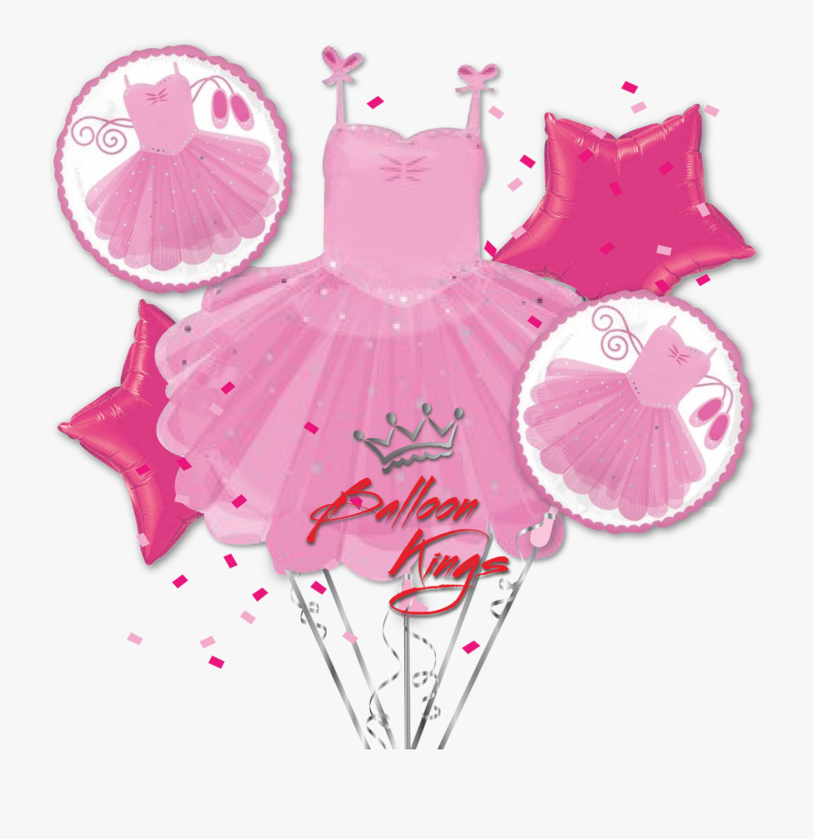 Ballerina Tutu Bouquet - Balloons, Transparent Clipart