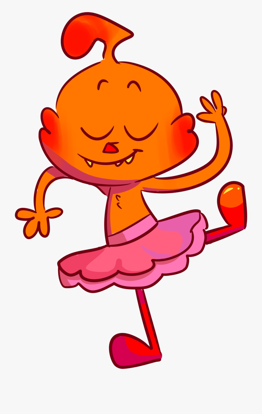 “quick Sketch Of Foo In A Tutu, I Was Talking To @, Transparent Clipart