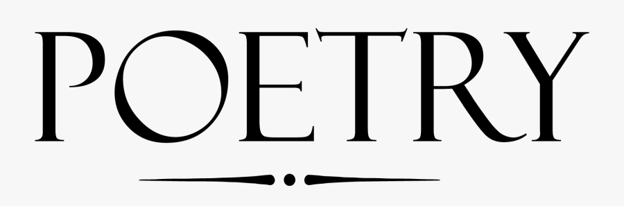 Poetry Title, Transparent Clipart