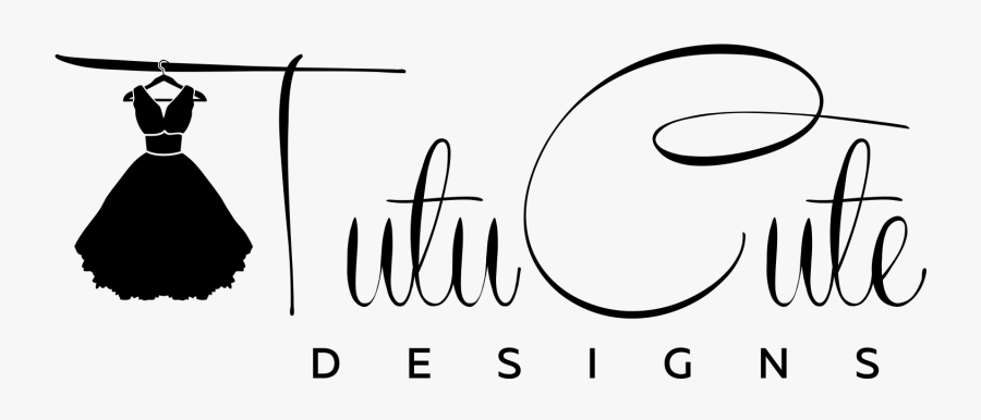 Tutu Cute Designs - Line Art, Transparent Clipart