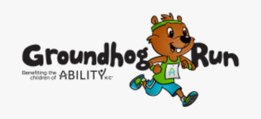 Groundhog Run Benefiting Ability Kc - Cartoon, Transparent Clipart