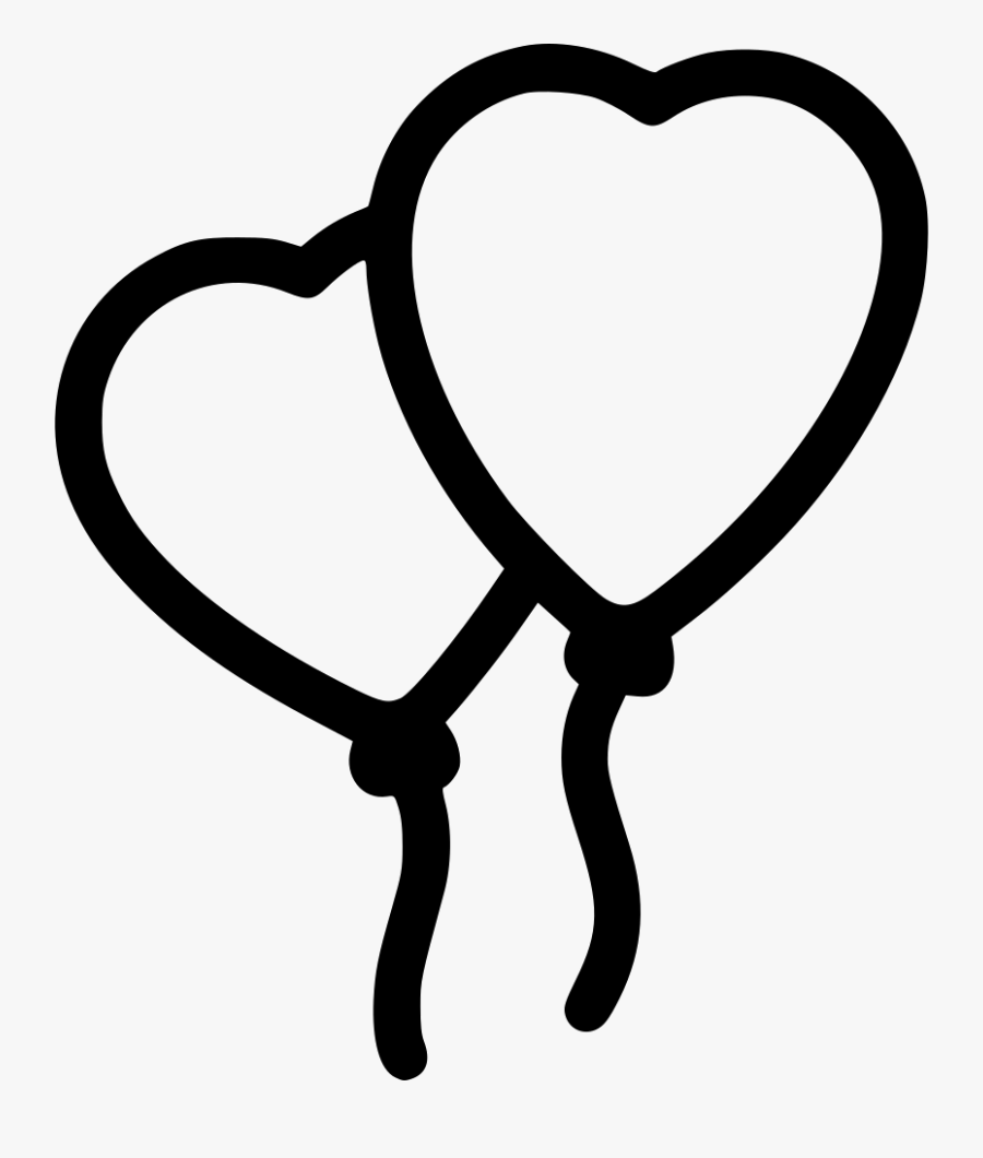 Ballons - Heart, Transparent Clipart
