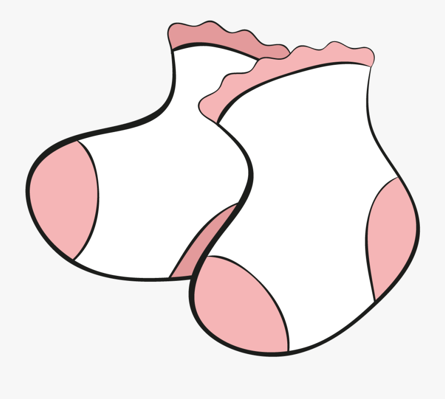 Clip Art Little Socks - Illustration, Transparent Clipart