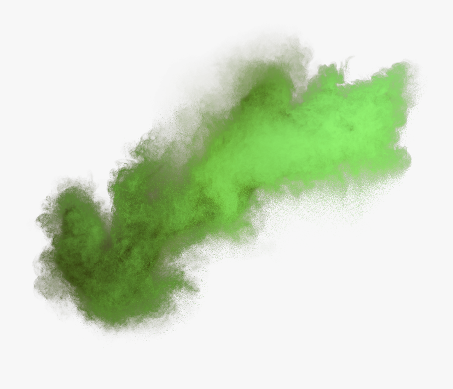 Smoke Green Background - Green Smoke Transparent Background, Transparent Clipart