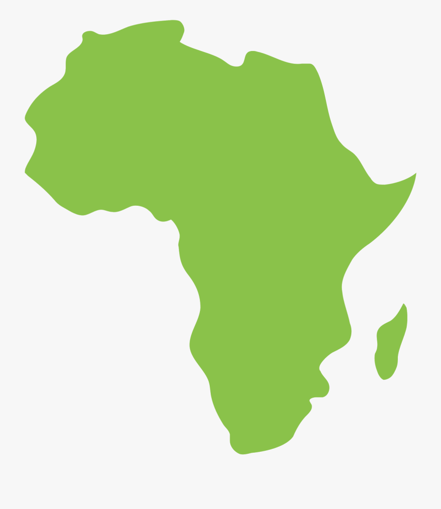 Africa Map Icon, Transparent Clipart
