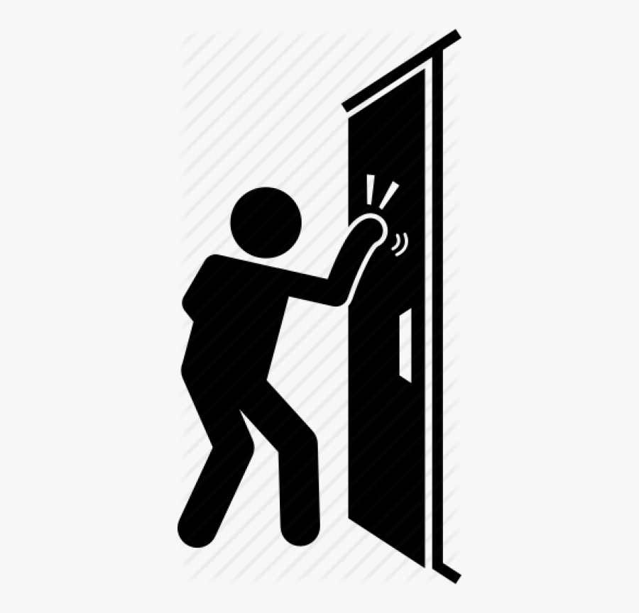Knocking On Door Icon, Transparent Clipart