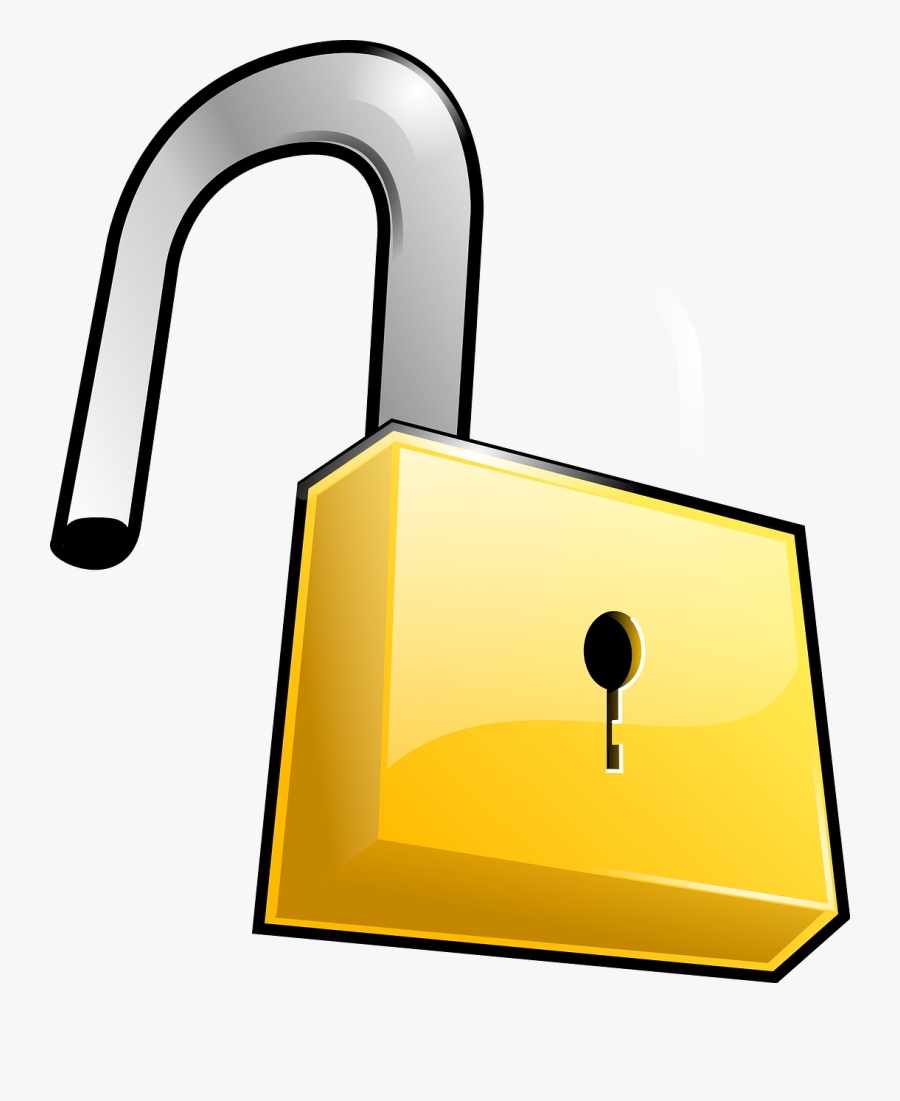 Padlock-146537 - Lock Cliparts, Transparent Clipart