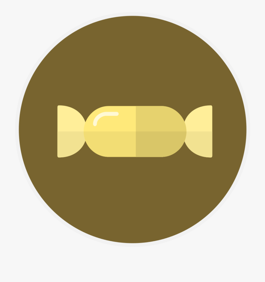 Transparent Halloween Candy Png - Circle, Transparent Clipart