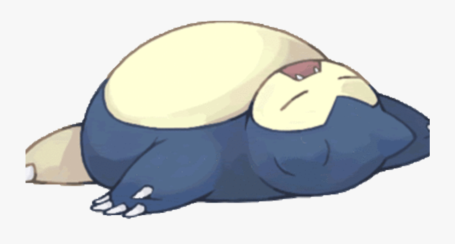 Snorlax Sleeping Gif Transparent, Transparent Clipart