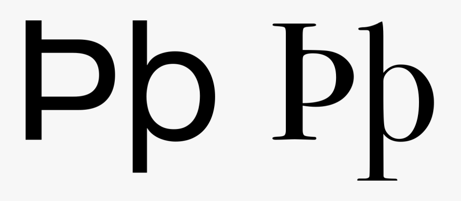 Thorn Letter, Transparent Clipart