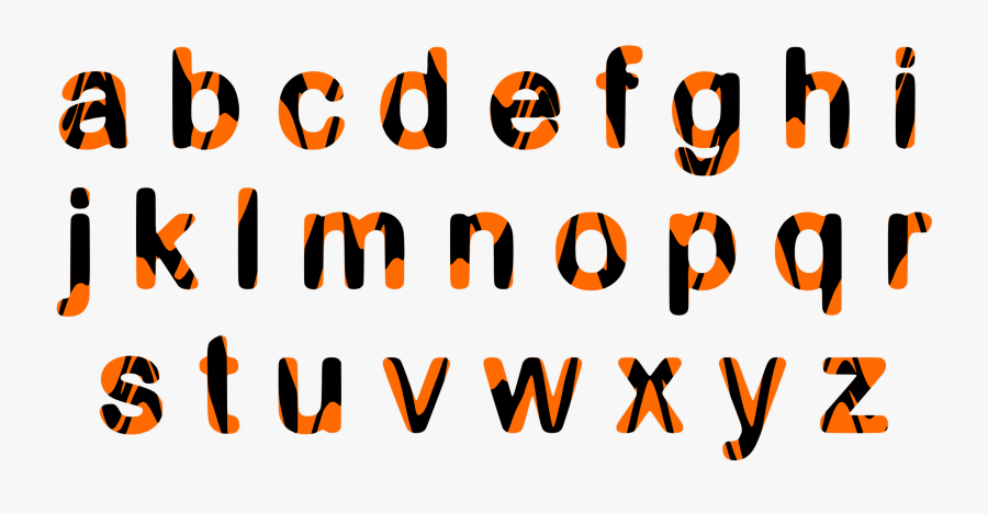 Transparent Writing Letters Clipart - Alphabet Small Png, Transparent Clipart