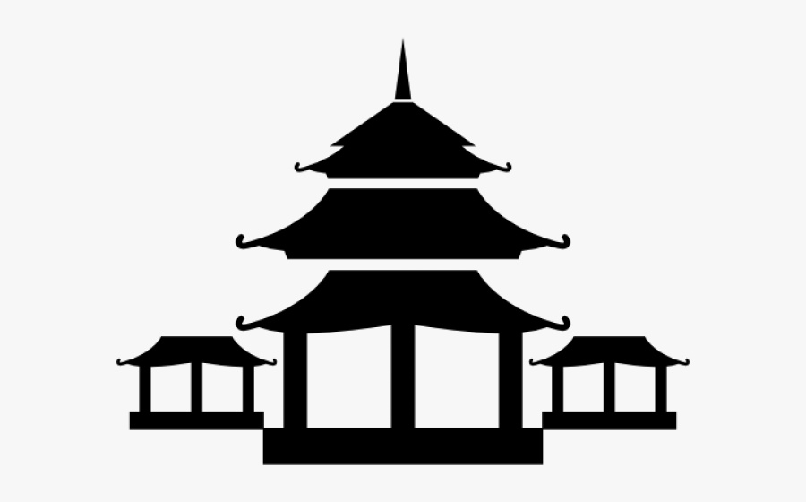 Pagoda Clipart Wihara - Buddhist Temple Temple Logo, Transparent Clipart