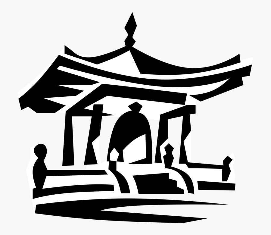 Transparent Pagoda Clipart - Buddhism, Transparent Clipart